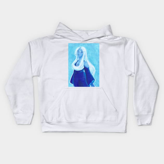 Blue Diamond Kids Hoodie by KaylaNostrade